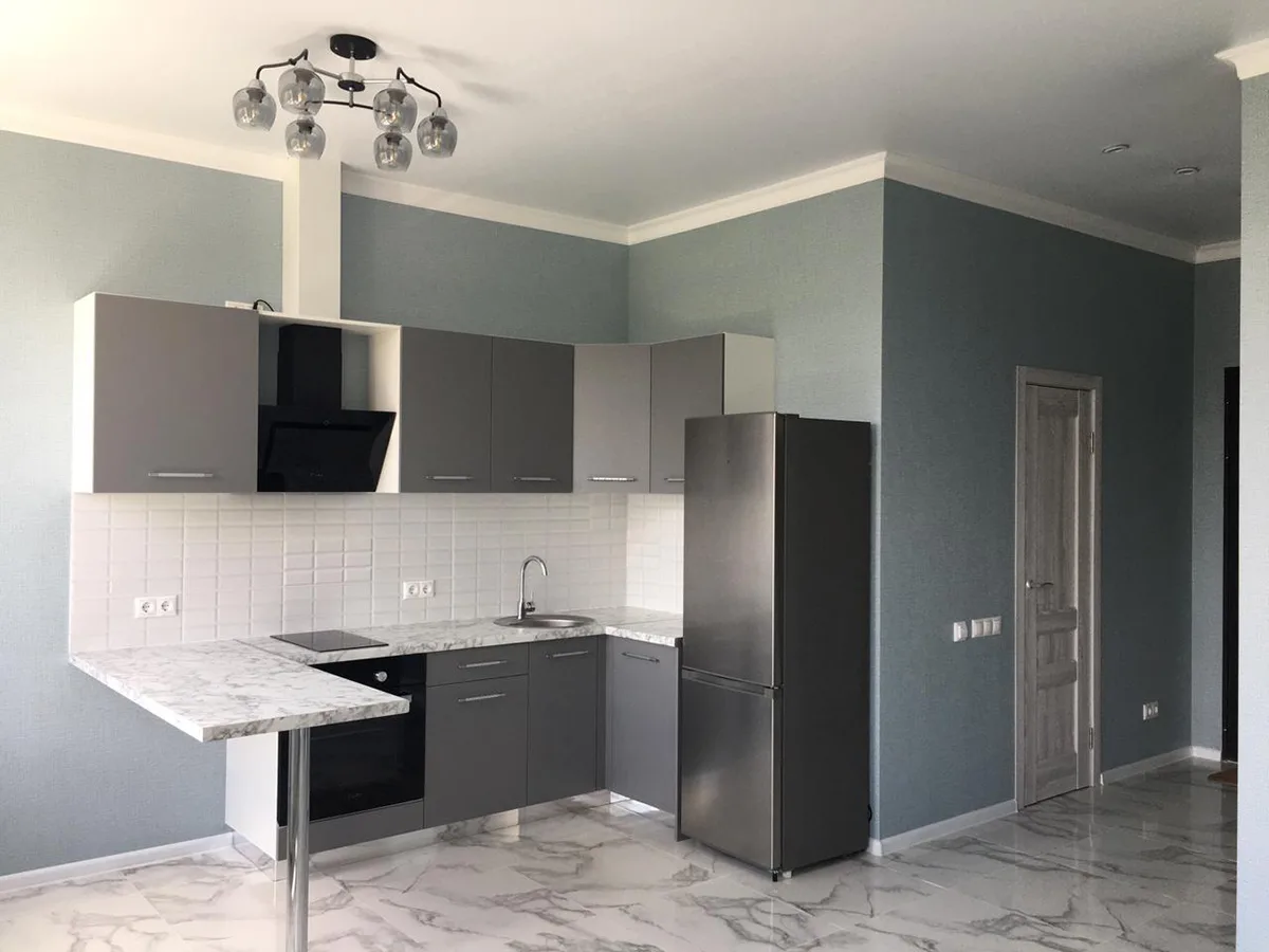 Современная кухня на заказ в Видном, AMS-0756