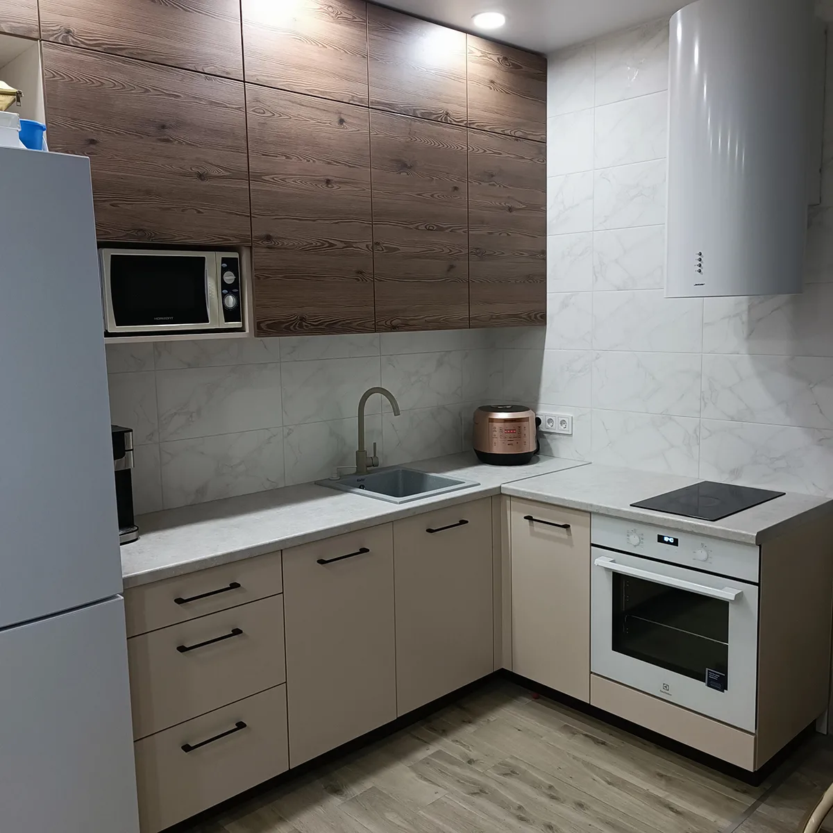 Современная кухня на заказ в Видном, AMS-0852