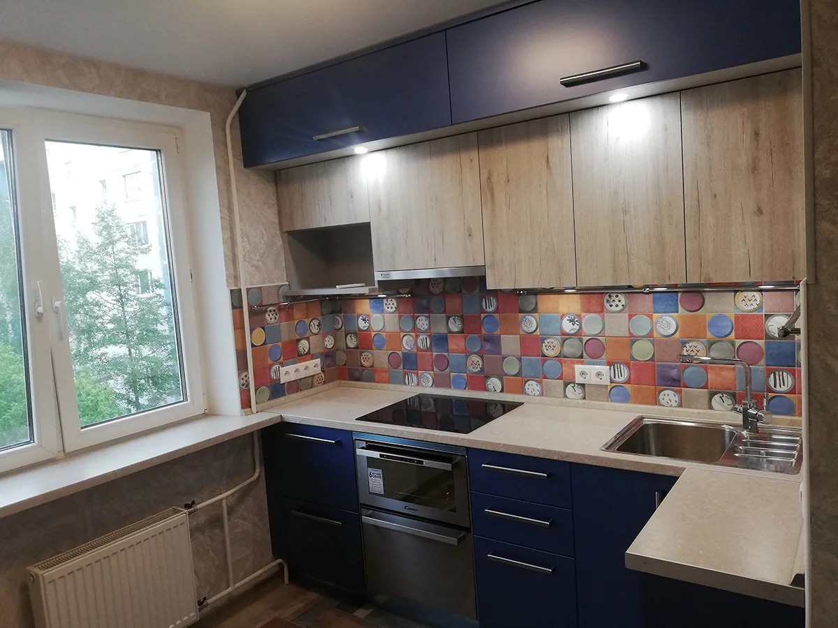 Современная кухня на заказ в Видном, AMS-0758