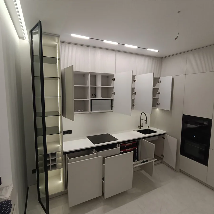 Современная кухня на заказ в Видном, AMS-0975