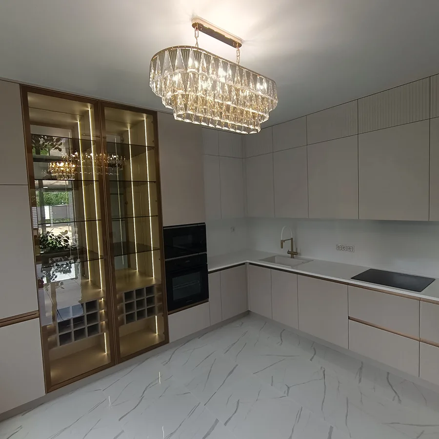 Современная кухня на заказ в Видном, AMS-0999